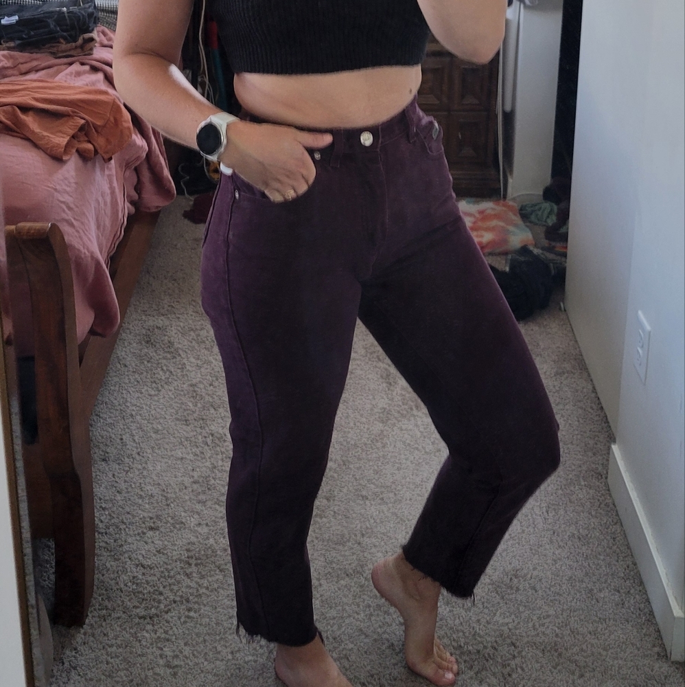 Vintage Lee High Rise Purple/Eggplant Pants